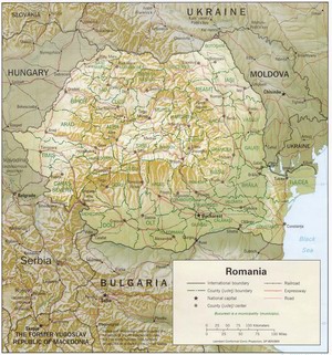 Romania map