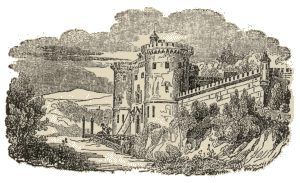 Gravure extraite de « Histoire d’Avranches, suivie du guide du voyageur dans cette ville et dans ses environs »