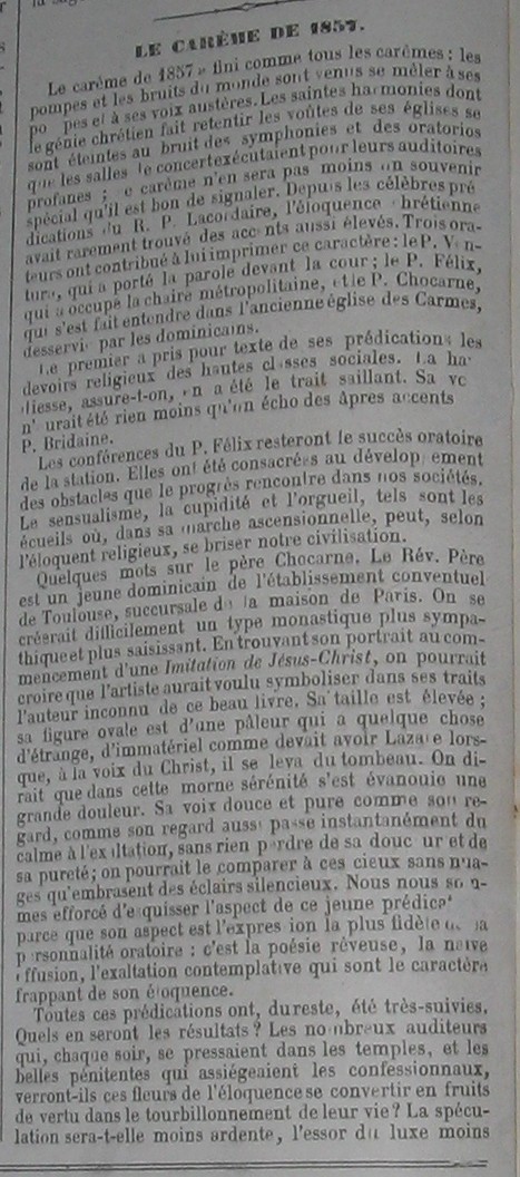 Le carme de 1857, segment 01