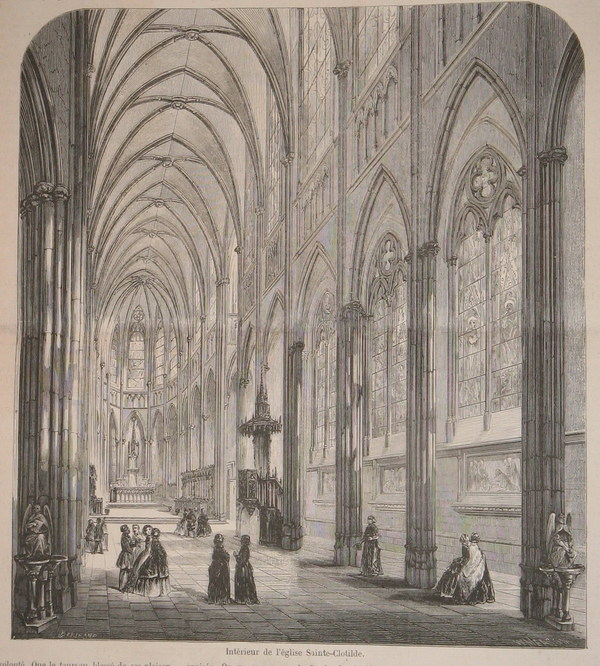 Intrieur de l’glise Sainte-Clothilde, segment 01