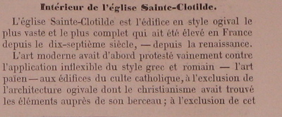 Intrieur de l’glise Sainte-Clothilde, segment 02