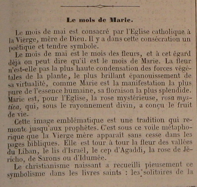 Le mois de Marie, segment 01