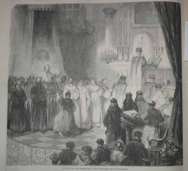 La fte de Saint-Dominique en 1857,  Paris, segment 02