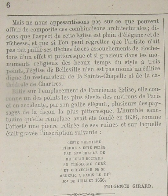 glise de Belleville, segment 03
