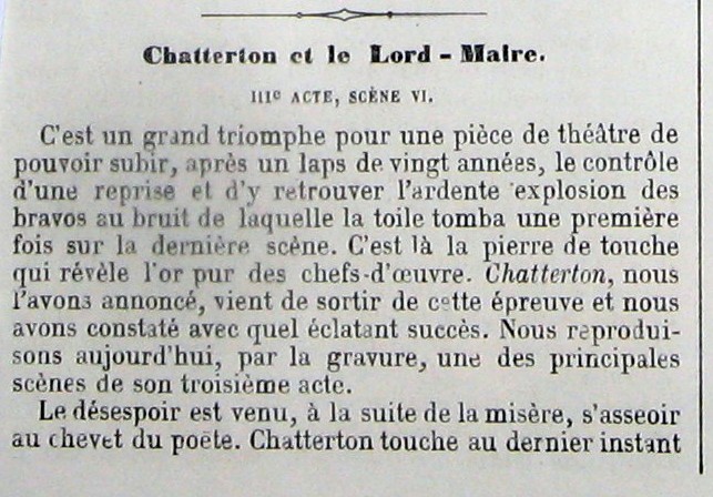Chatterton et le Lord-Maire, segment 01